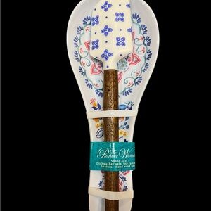 “Pioneer Woman” Spoon Rest and Spatula Set ((NWT))